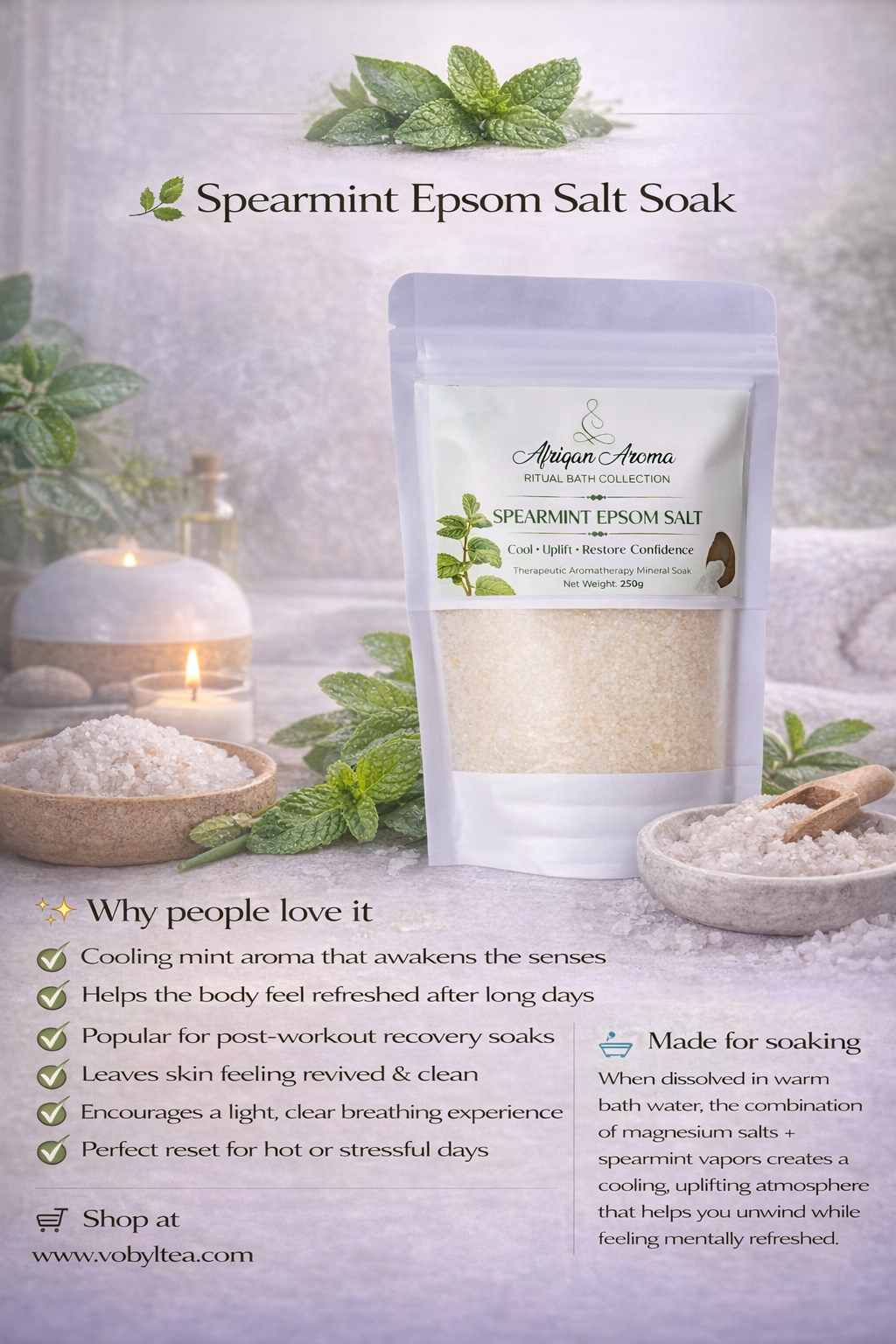 SPEARMINT EPSOM SALT - Image 3